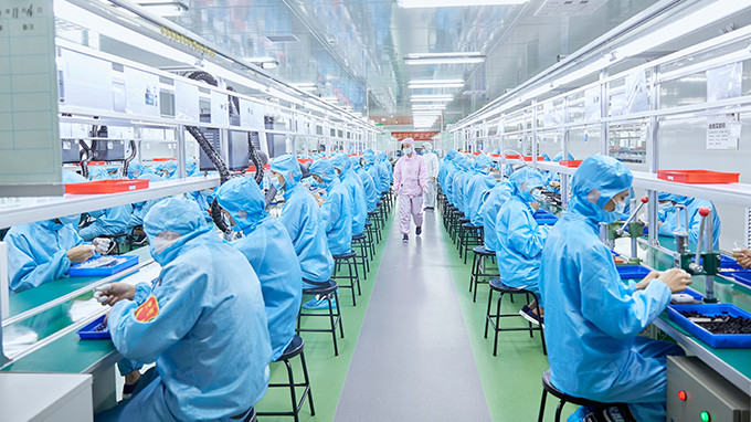 Shenzhen MIWU Industrial company with limited liability สายการผลิตของผู้ผลิต