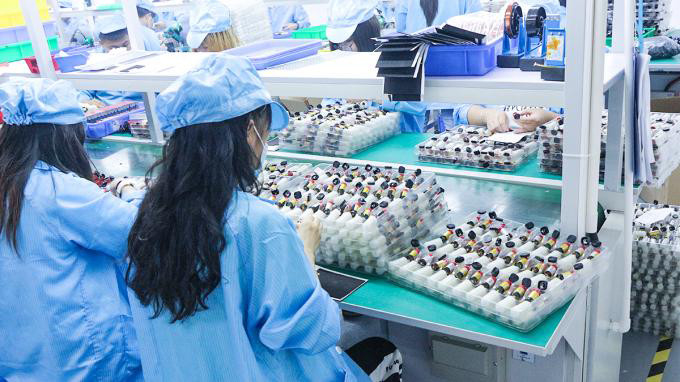 Shenzhen MIWU Industrial company with limited liability สายการผลิตของผู้ผลิต
