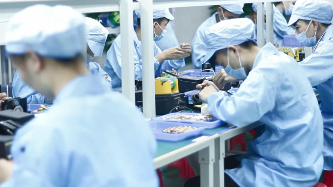 Shenzhen MIWU Industrial company with limited liability สายการผลิตของผู้ผลิต
