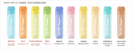 800 Puff Disposable Vape Bars Refillable Vape Pen Kit Without Display
