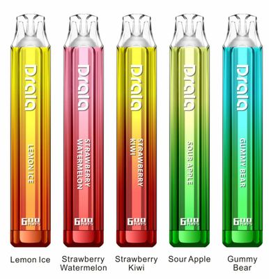 Multi Flavor 600 Puff Disposable Vape 2ml 2% Nicotine Disposable Electronic Cigarettes